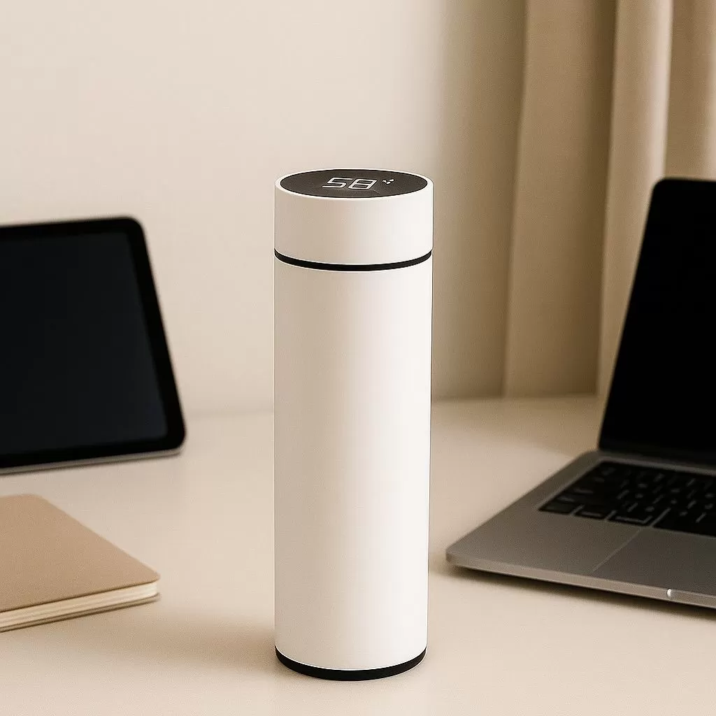 Bình giữ nhiệt in logo hiển thị nhiệt độ