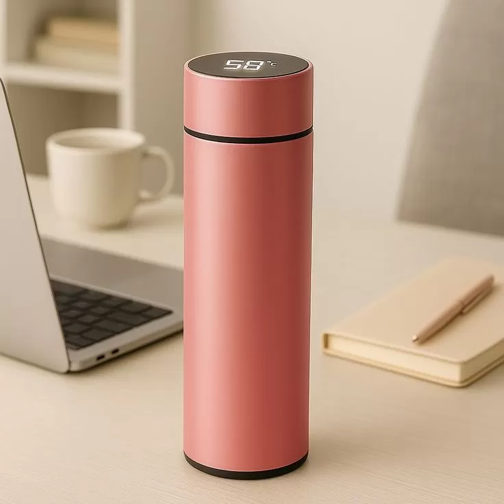 Bình giữ nhiệt in logo hiển thị nhiệt độ