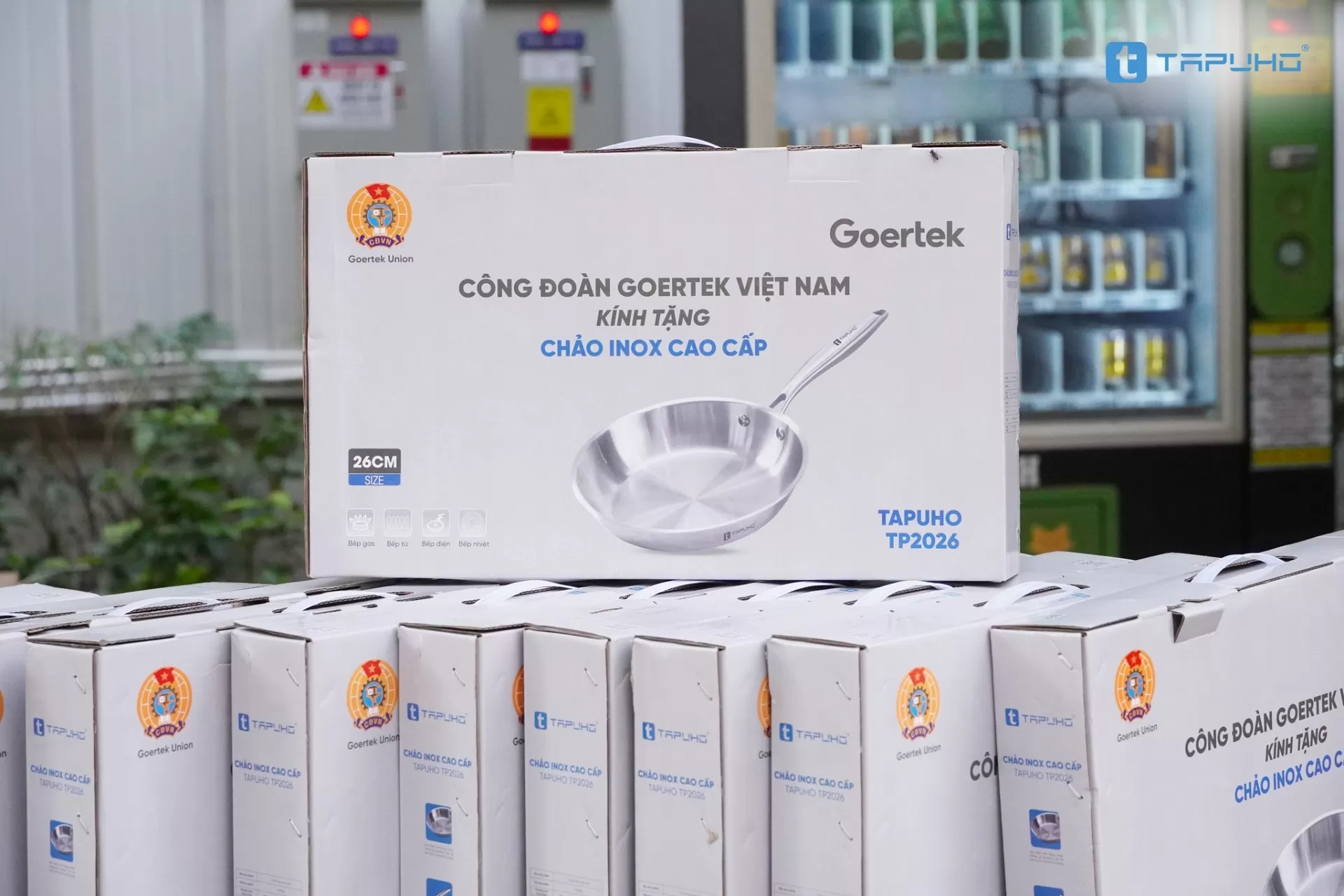 Chảo inox cao cấp quà tặng công đoàn dịp lễ