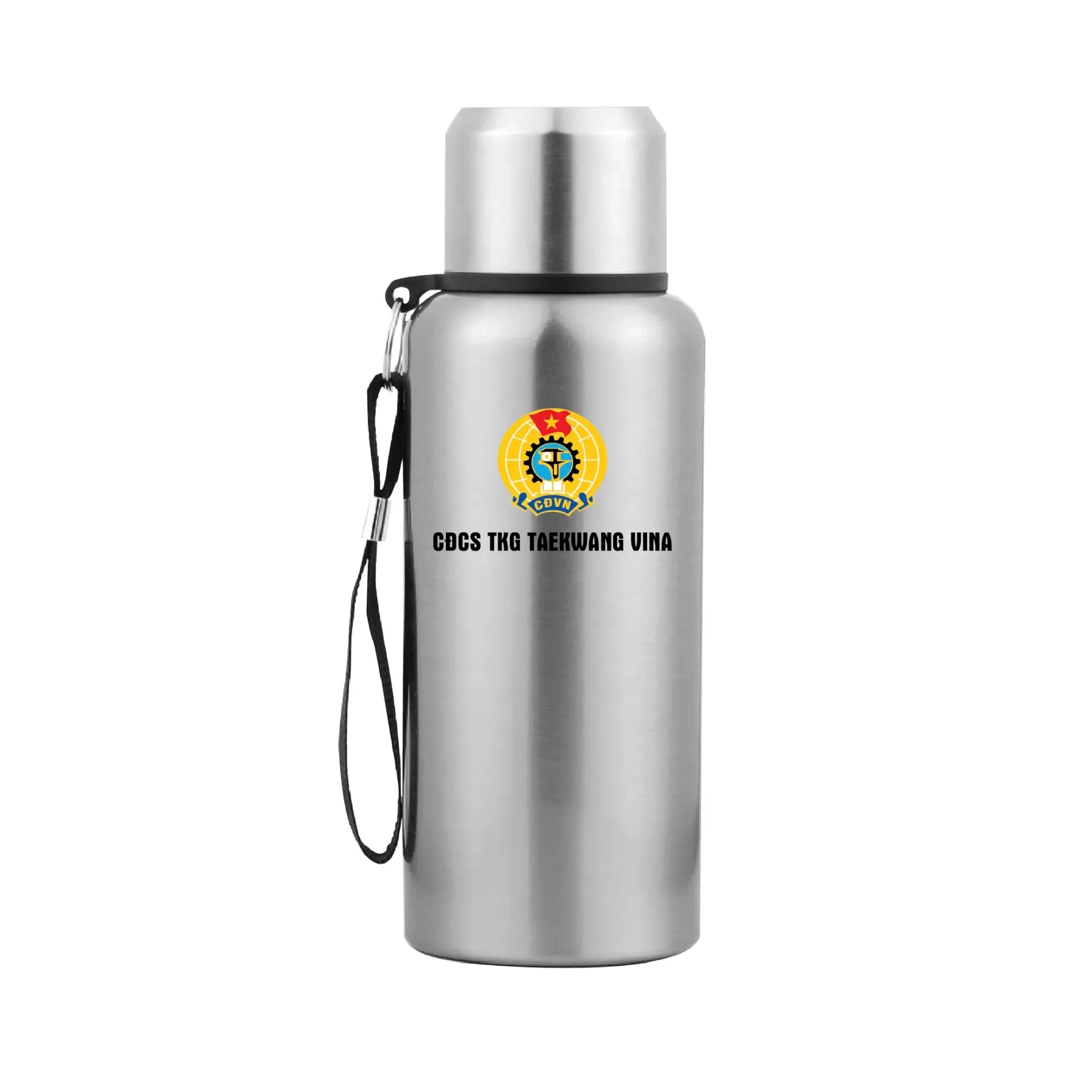 Bình giữ nhiệt inox in logo tặng hội nghị