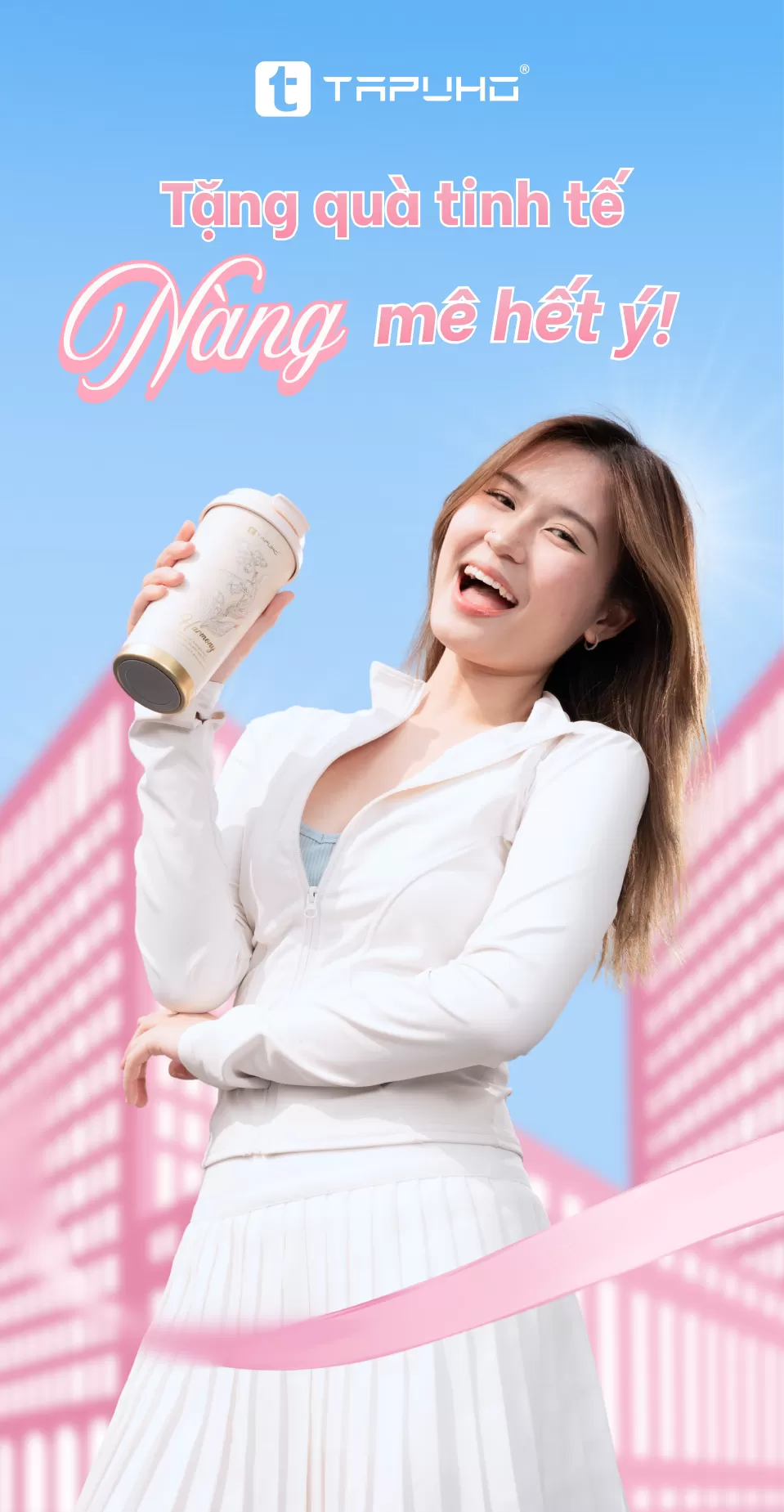 Quà tặng bình giữ nhiệt in logo