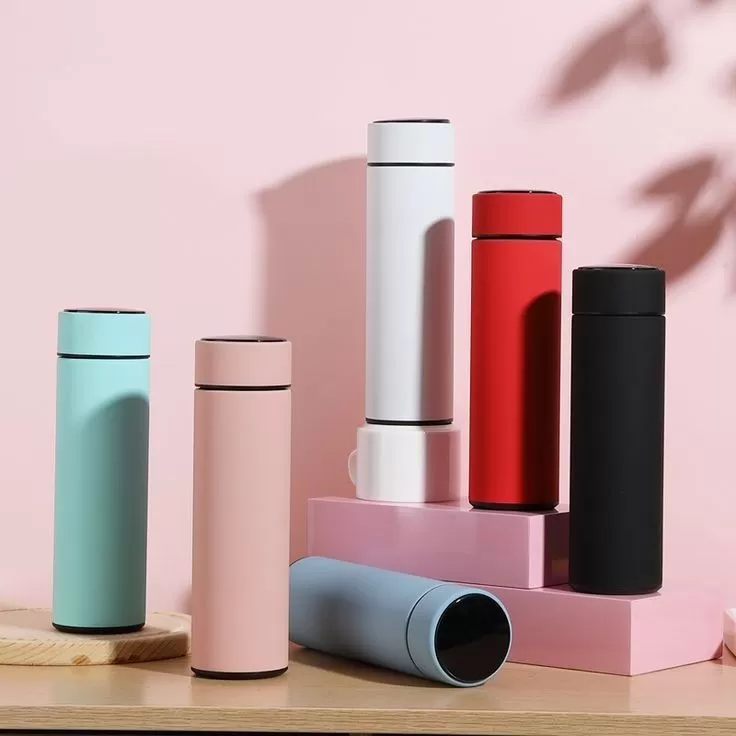 Bình giữ nhiệt in logo hiển thị nhiệt độ