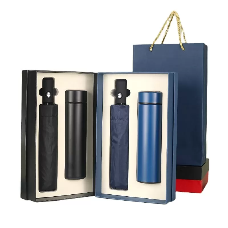 Set quà tặng bình nước và ô