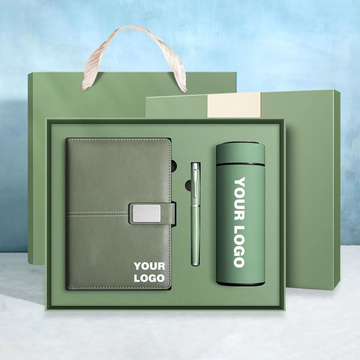 Set quà tặng sổ bút bình giữ nhiệt 3