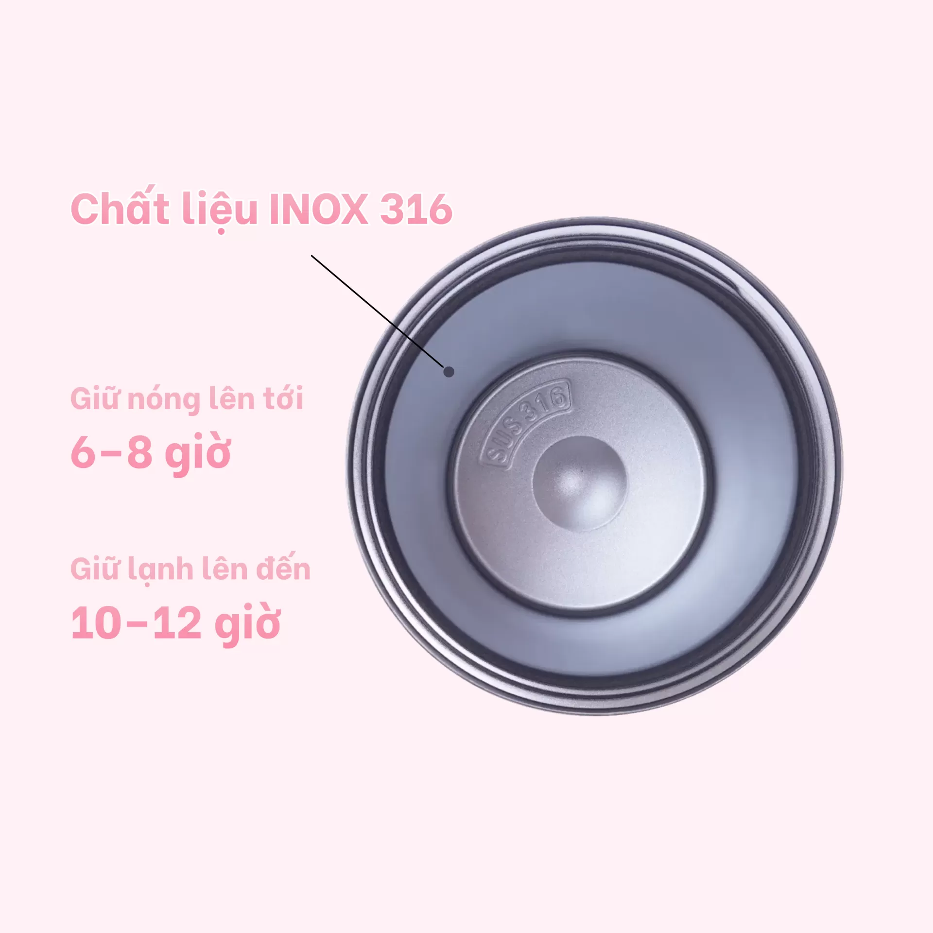 Cốc giữ nhiệt TAPUHO TTC500 – 500ml